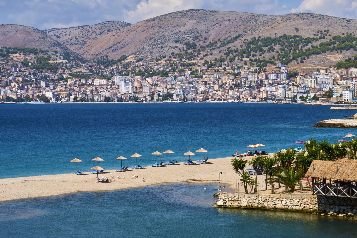 Veduta di Saranda, Albania