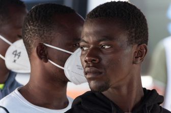 Migranti a Lampedusa