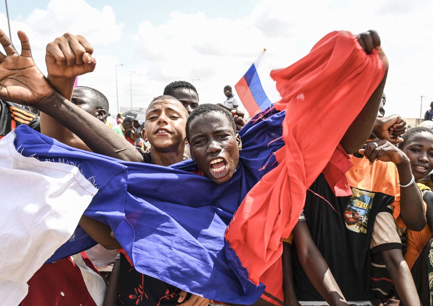 Manifestazione antifrancese in Niger