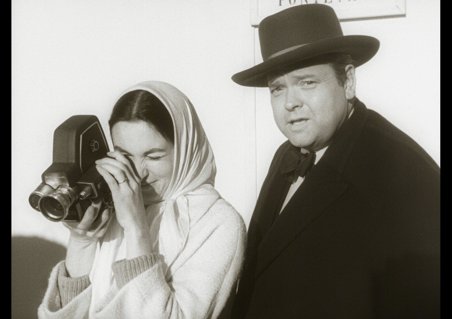 Gina Lollobrigida e Orson Welles