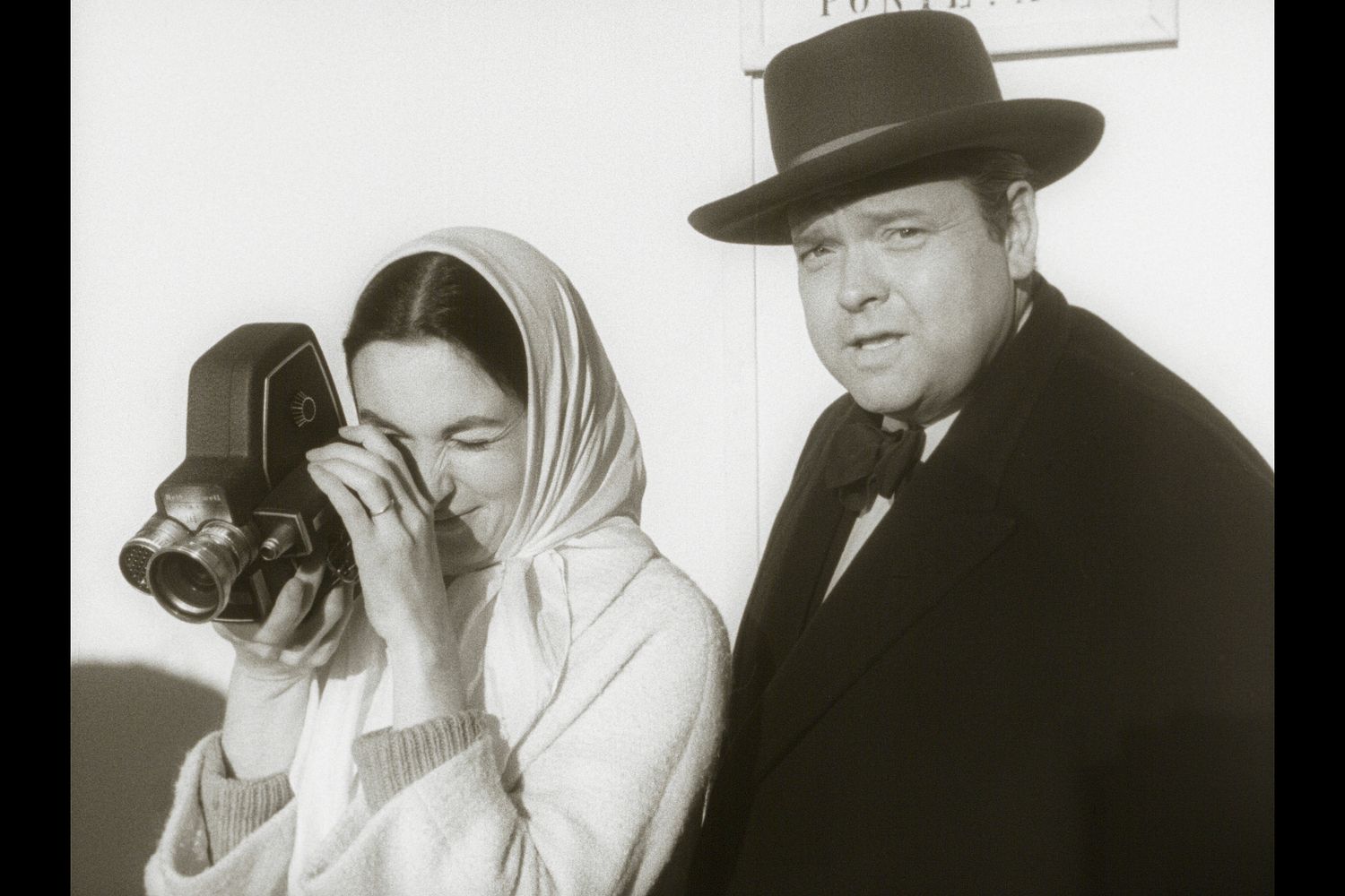 Gina Lollobrigida e Orson Welles