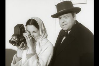 Gina Lollobrigida e Orson Welles