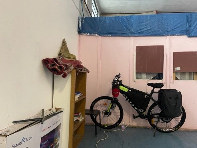 L'angolo adibito a preghiera