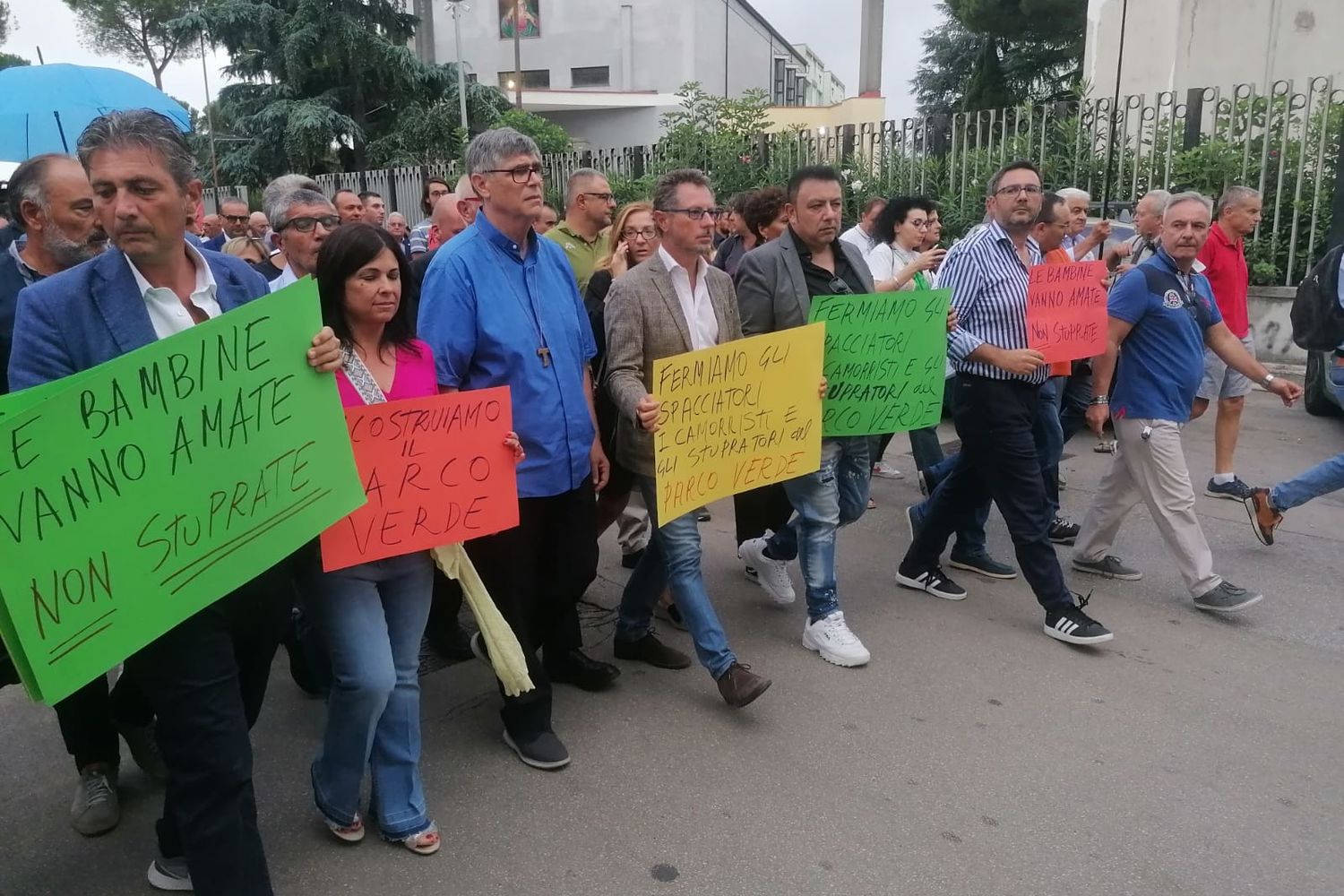 &nbsp;La manifestazione di Caivano contro la violenza sessuale