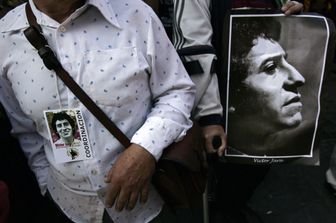 Manifestazione in memoria di Victor Jara