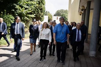 Giorgia Meloni a Caivano