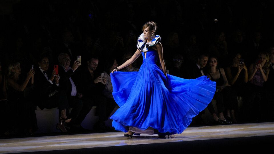 Mostra del Cinema di Venezia. La sfilata di Giorgio Armani all'Arsenale&nbsp;