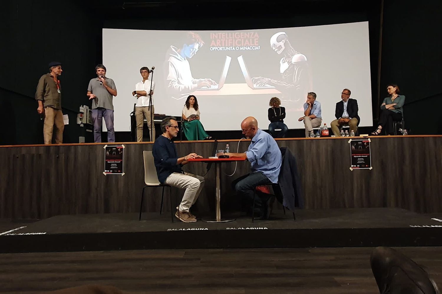 Un momento del convegno sull'Intelligenza artificiale organizzato a Venezia da WGI