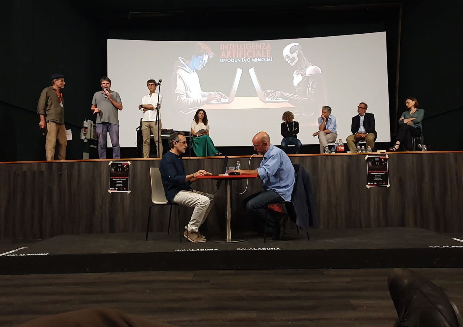 Un momento del convegno sull'Intelligenza artificiale organizzato a Venezia da WGI