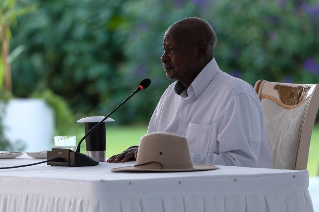 Il presidente dell'Uganda, Yoweri Museveni