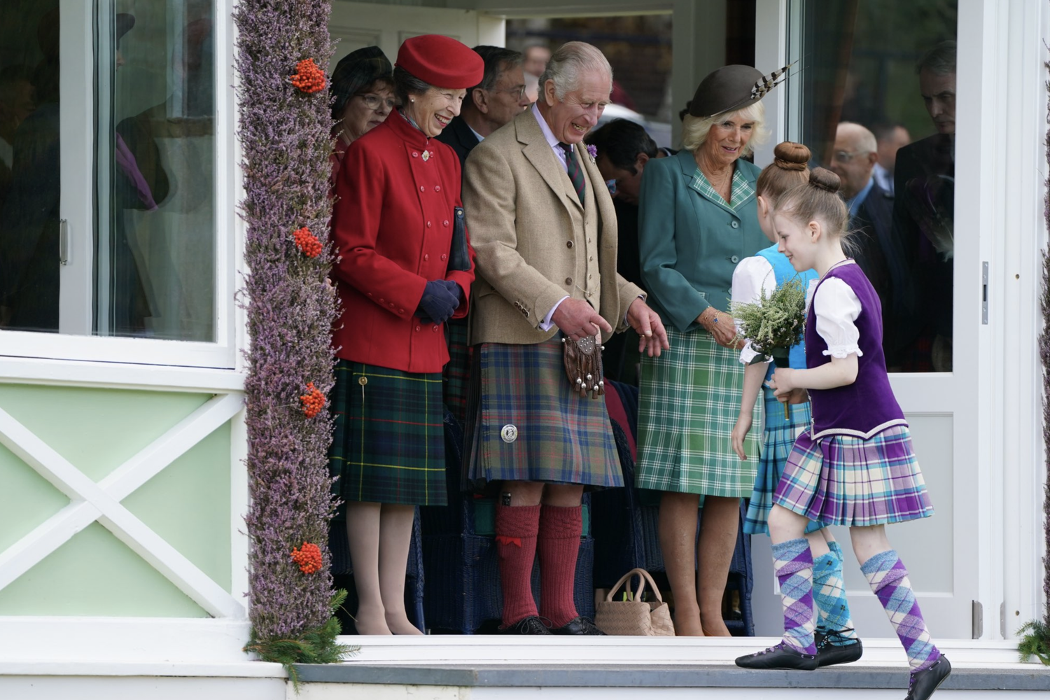 Carlo con il nuovo tartan