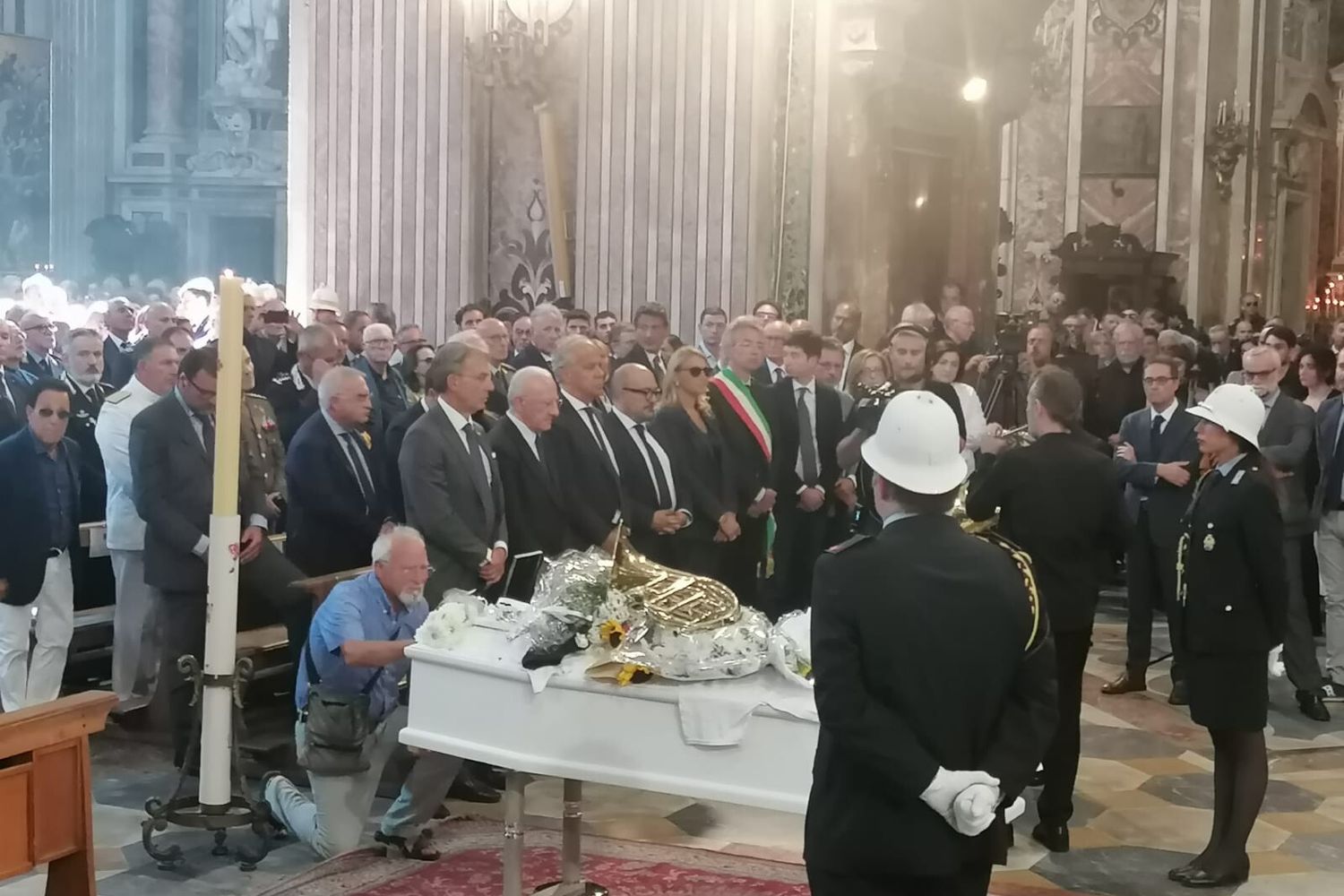 I funerali del musicista ucciso a Napoli&nbsp;