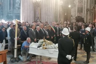 I funerali del musicista ucciso a Napoli&nbsp;