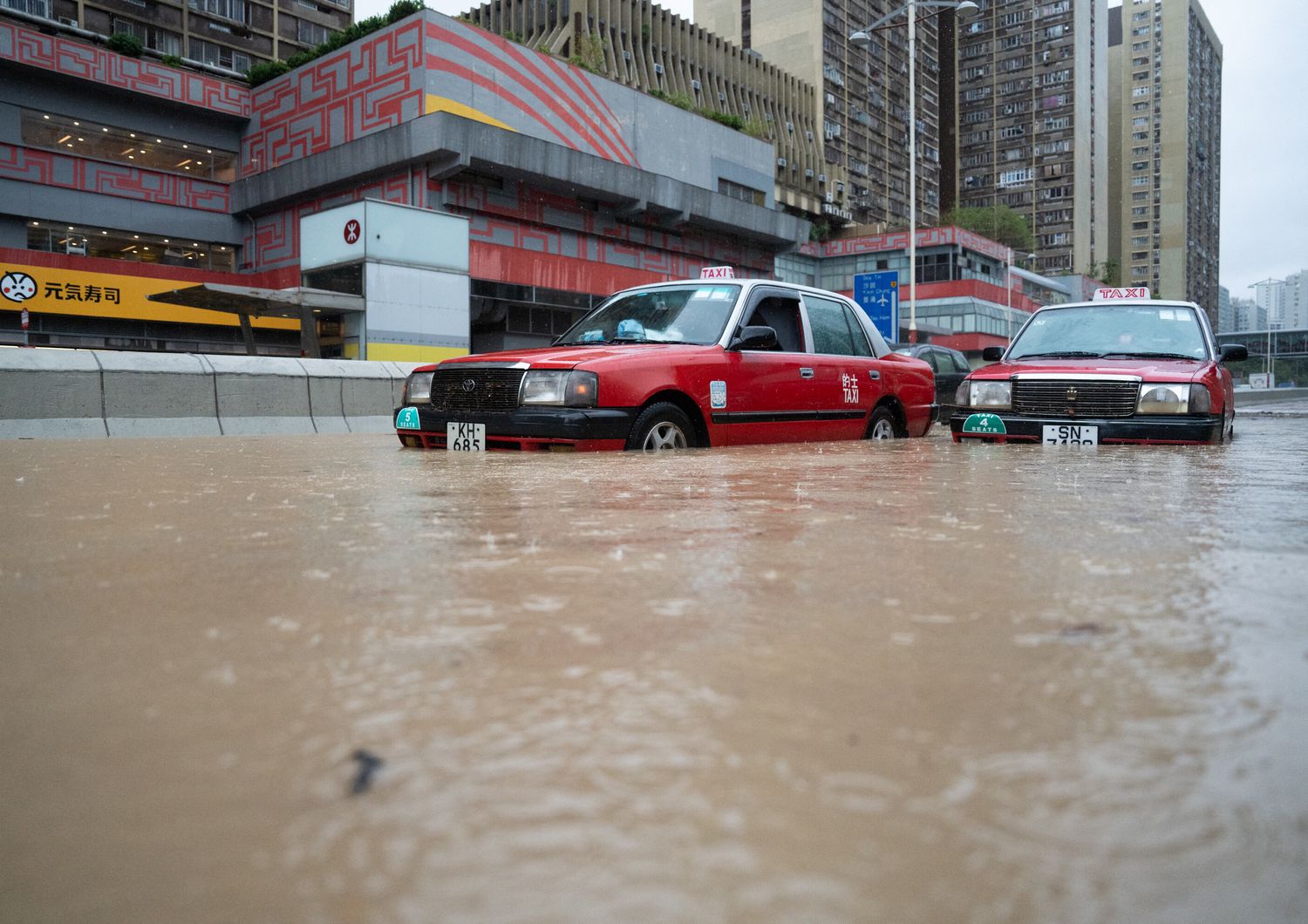 Hong Kong inondata&nbsp;