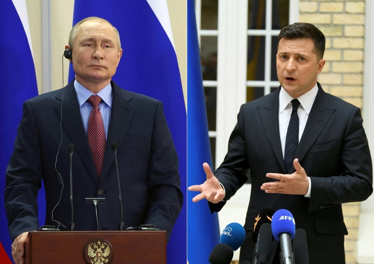 Putin, Zelensky