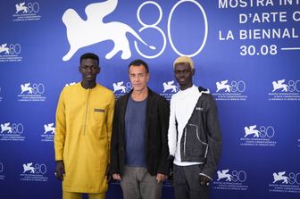 Il regista Matteo Garrone alla Mostra del Cinema di Venezia