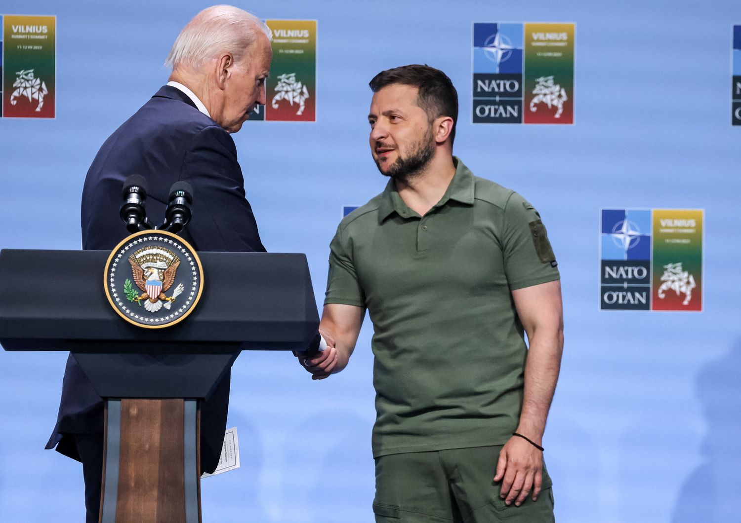 Biden e Zelensky