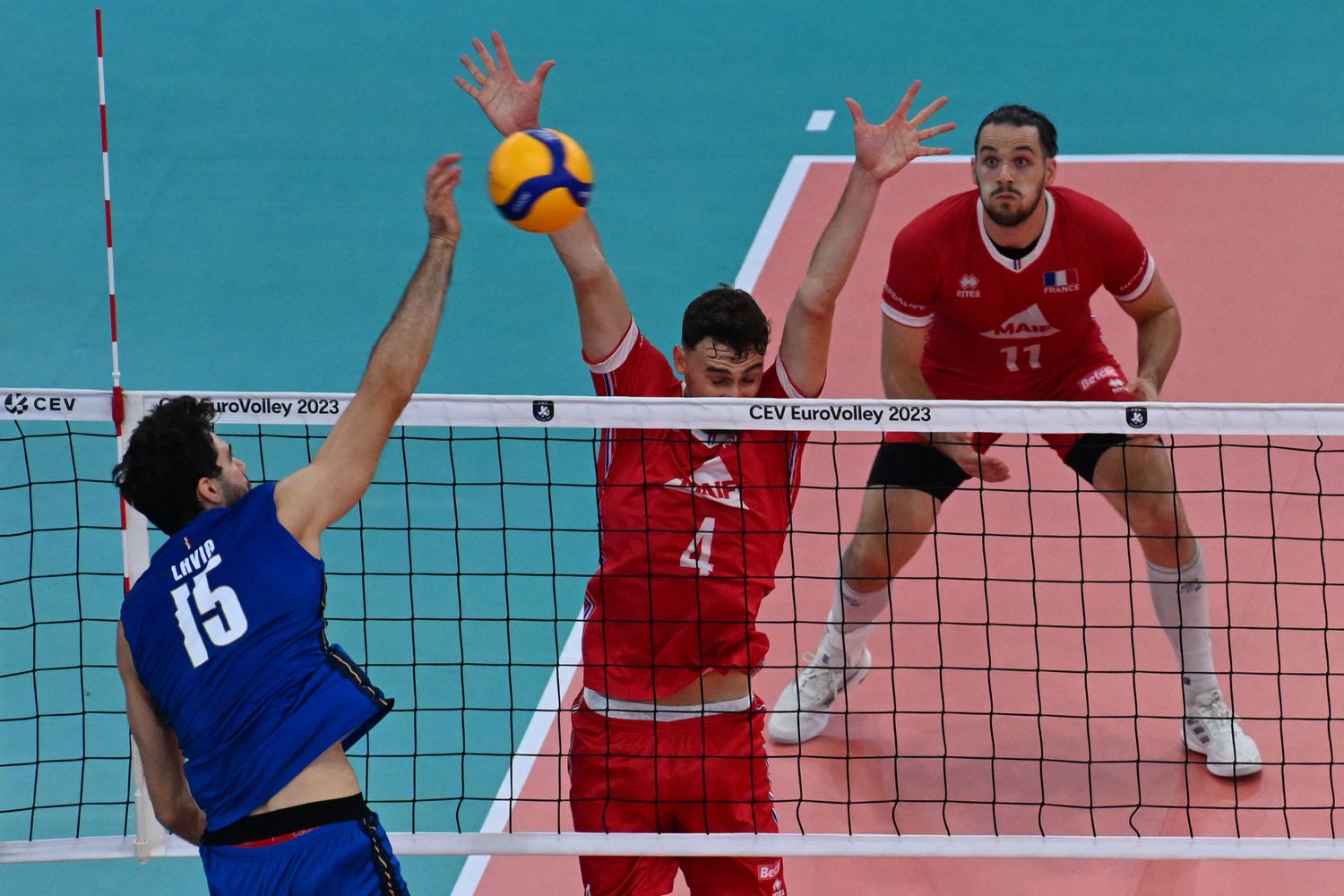 Europei di pallavolo: Italia-Francia