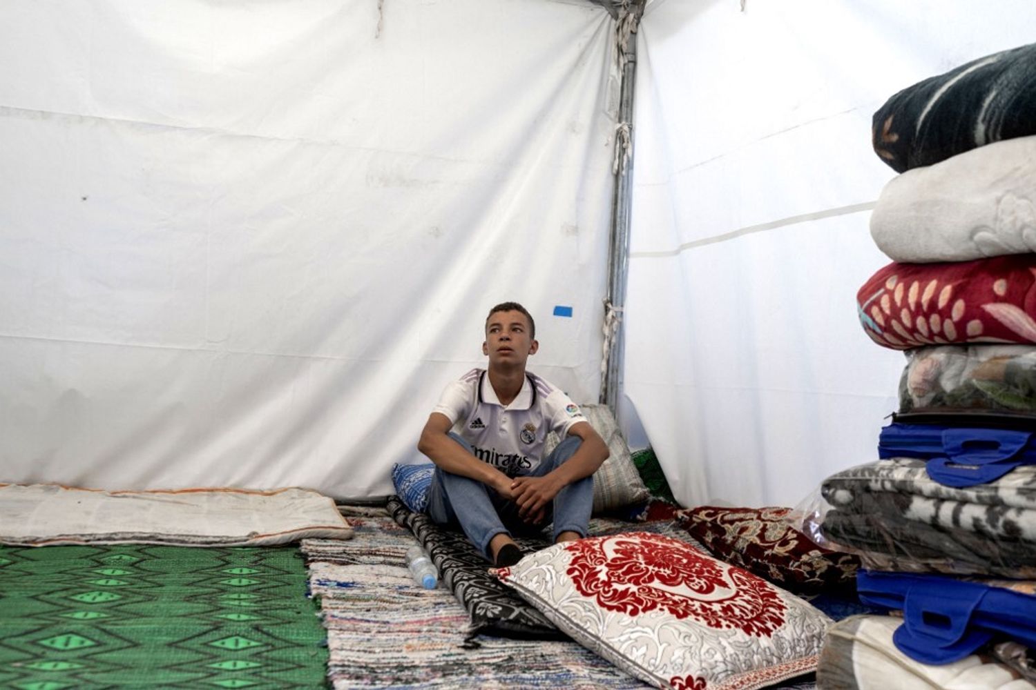 Marocco, tendopoli dopo il sisma