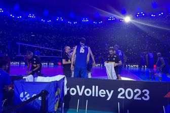 La nazionale di pallavolo dopo la sconfitta