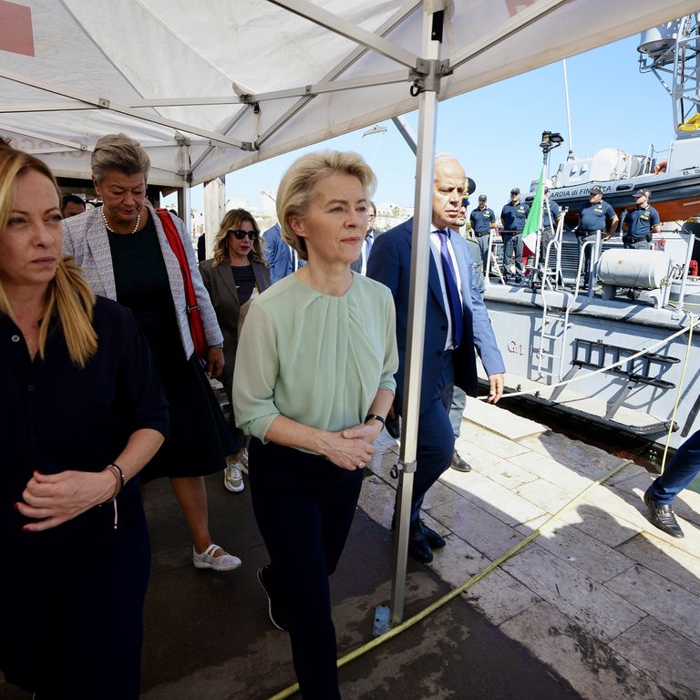 La visita della Presidente del Consiglio, Giorgia Meloni, e di Ursula von der Leyen, Presidente della Commissione europea.&nbsp;