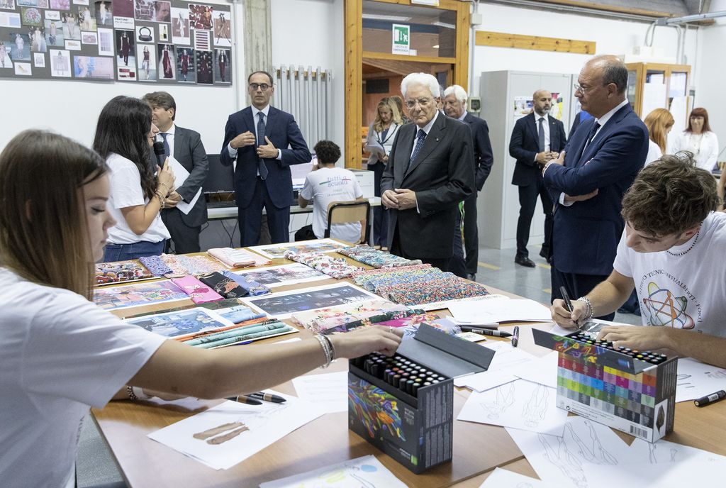 Mattarella inaugura l'anno scolastico a Forlì