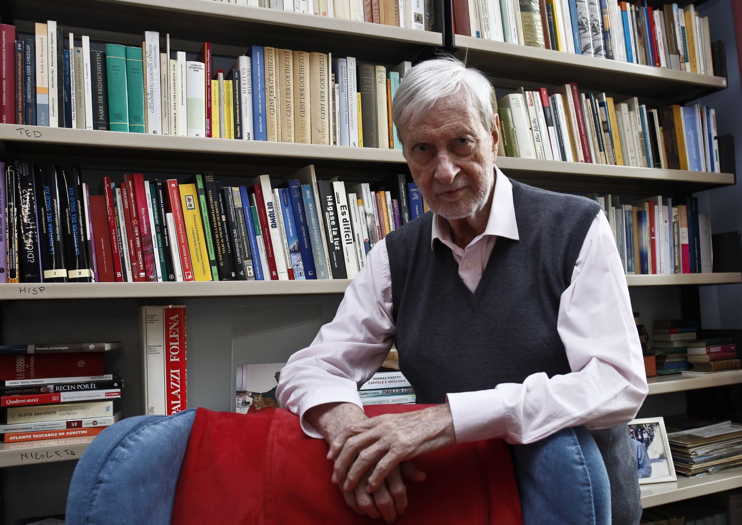 Il filosofo Gianni Vattimo