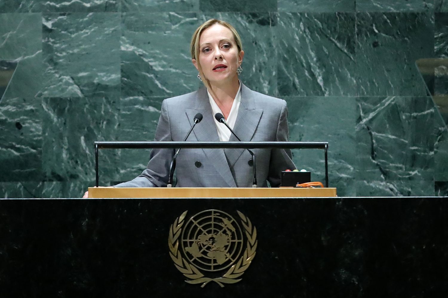 Giorgia Meloni all'Onu