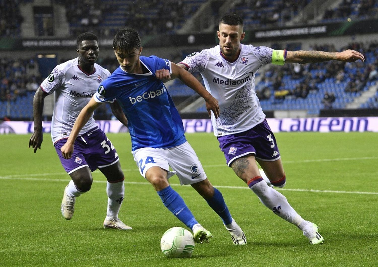 calcio fiorentina conference legue pareggio doppietta ranieri