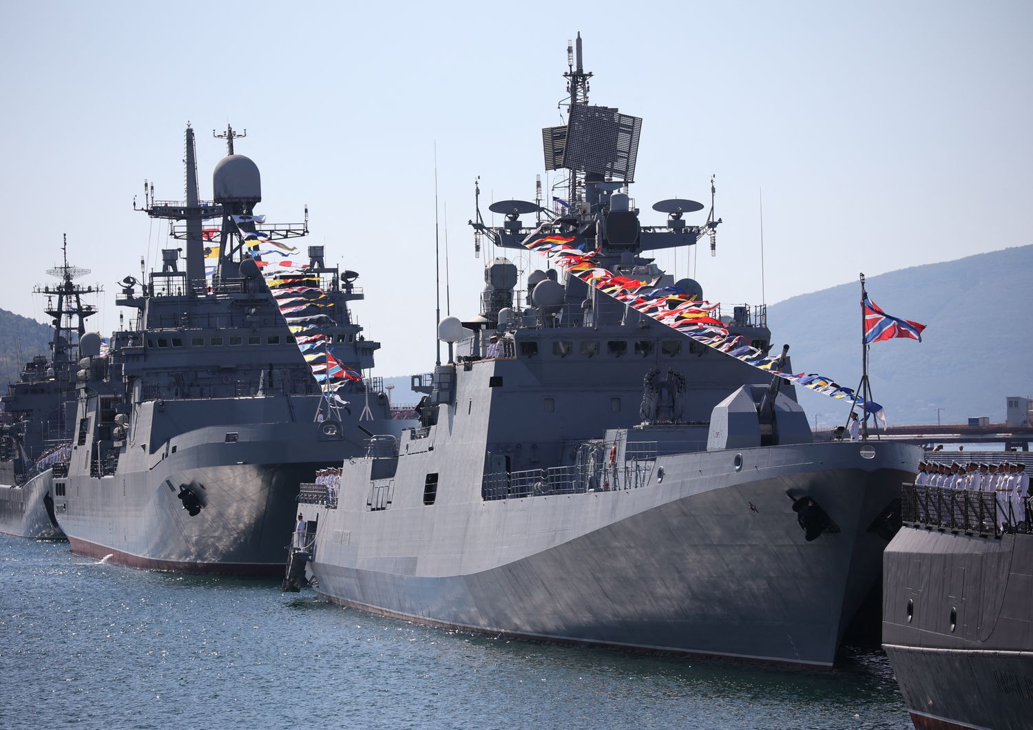 Navi della flotta russa nel Mar Nero