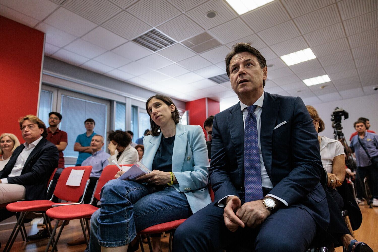Elly Schlein e Giuseppe Conte