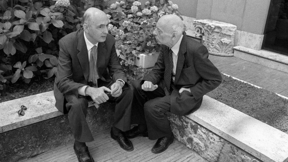 Con Giancarlo Pajetta