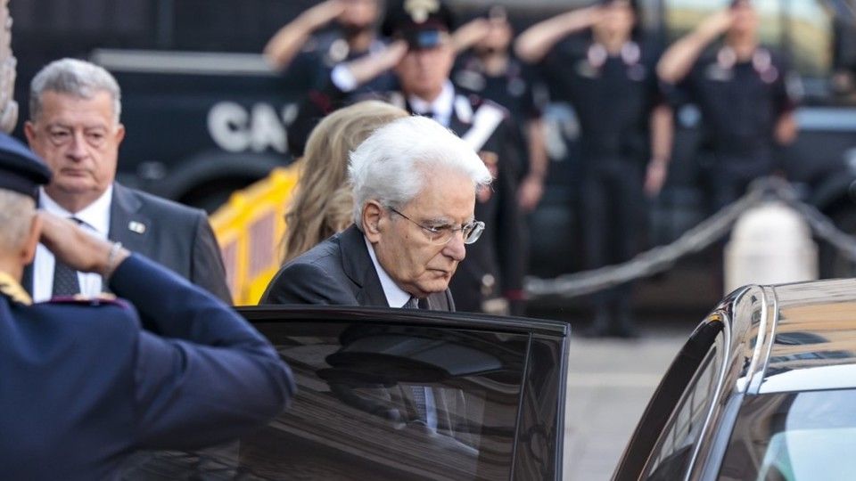 Il presidente della Repubblica Sergio Mattarella