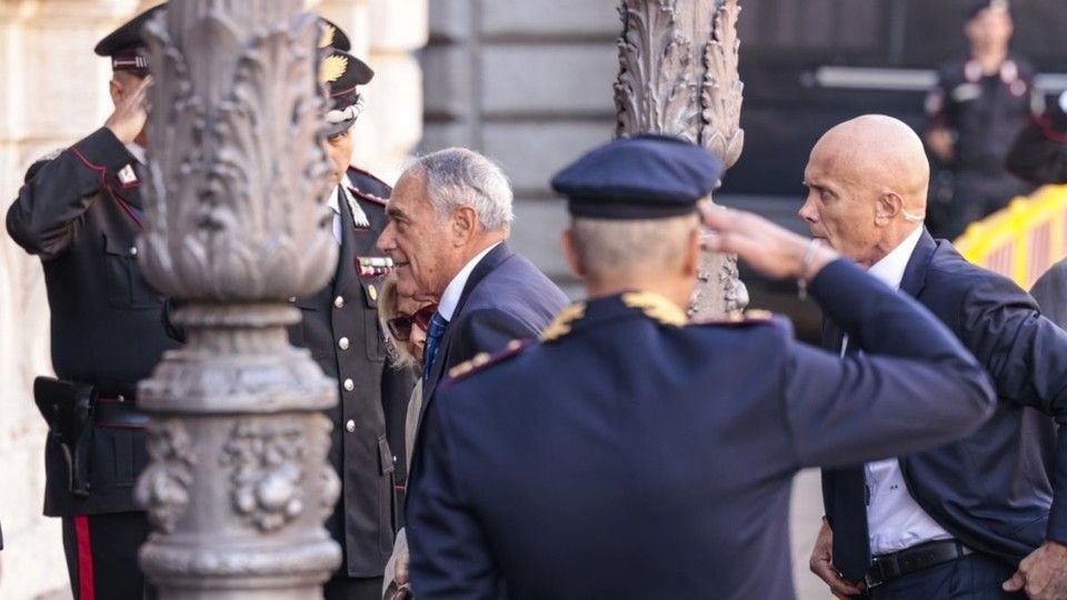 &nbsp;L'ex presidente del Senato Piero Grasso