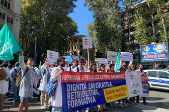 La manifestazione degli specializzando in Medicina