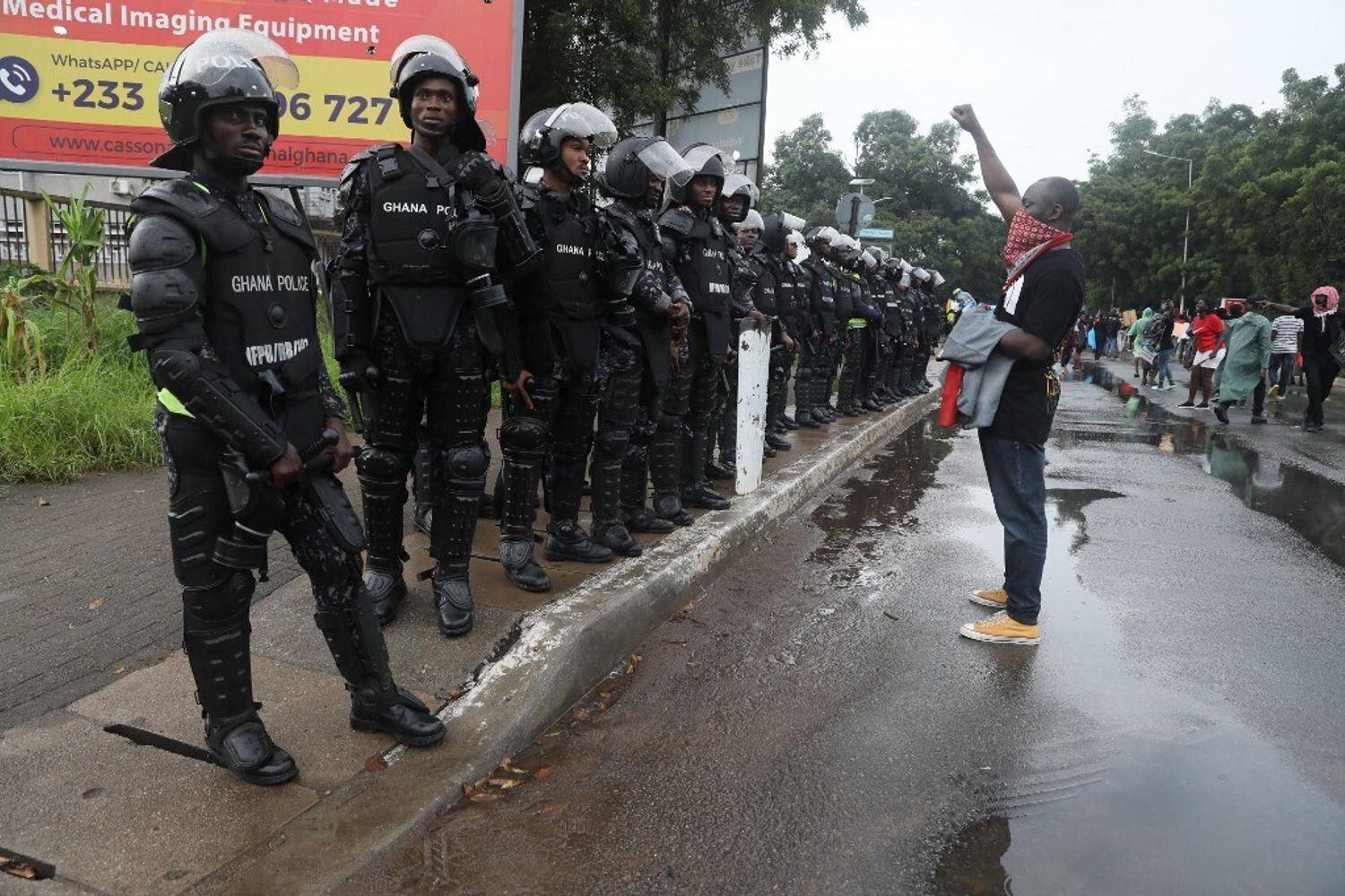 Ghana, proteste ad Accra