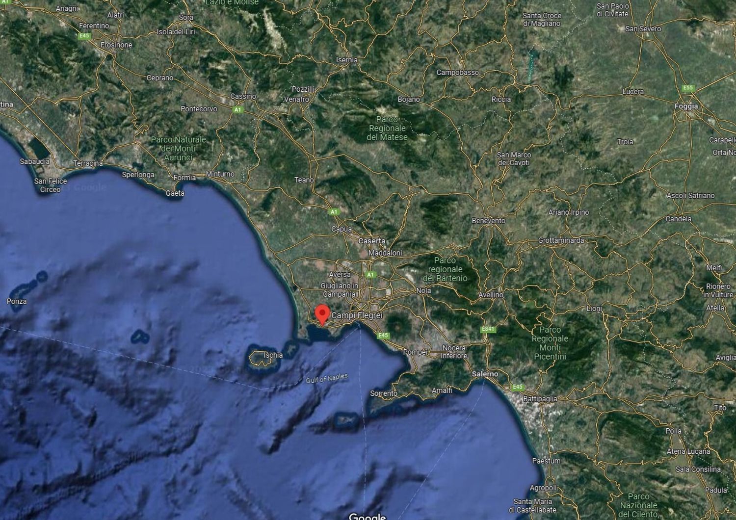 scossa terremoto campi flegrei napoli