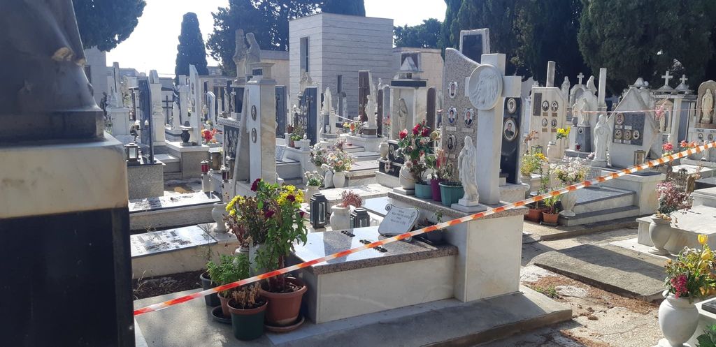 Zona recintata al Cimitero di Castelvetrano