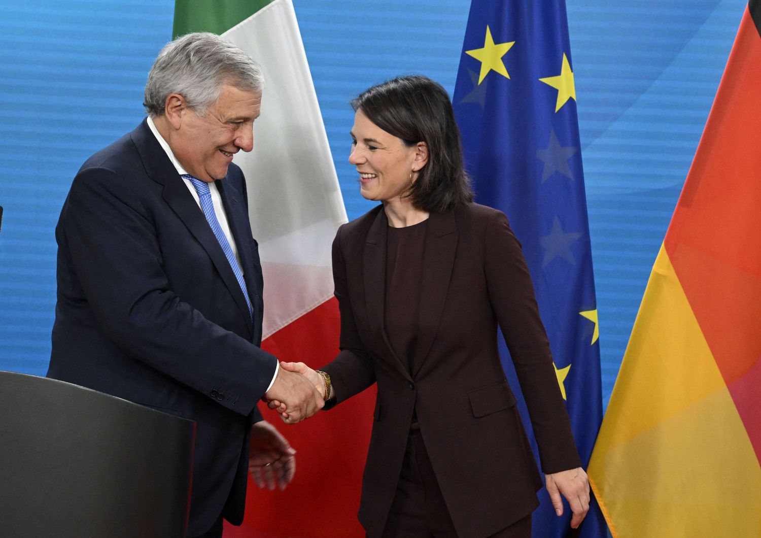 Tajani e Baerbock