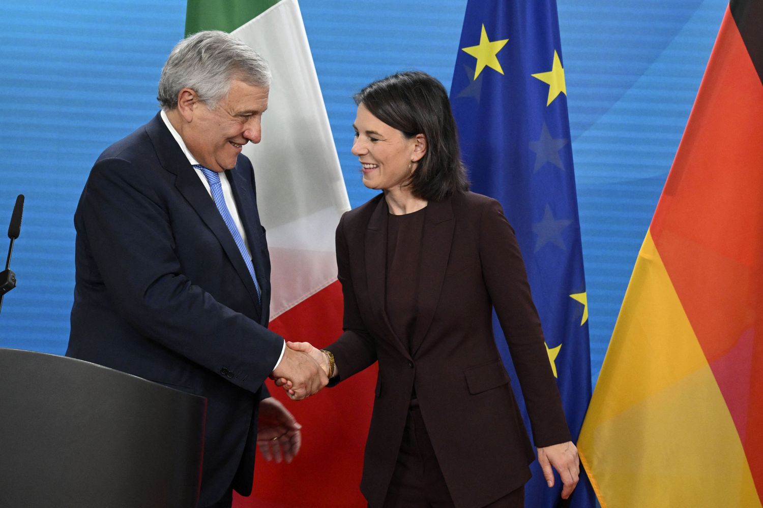 Tajani e Baerbock