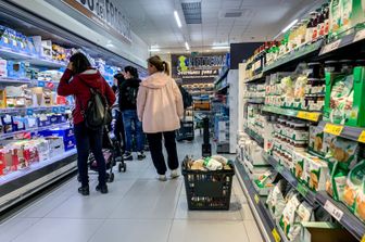 Spesa in un supermercato