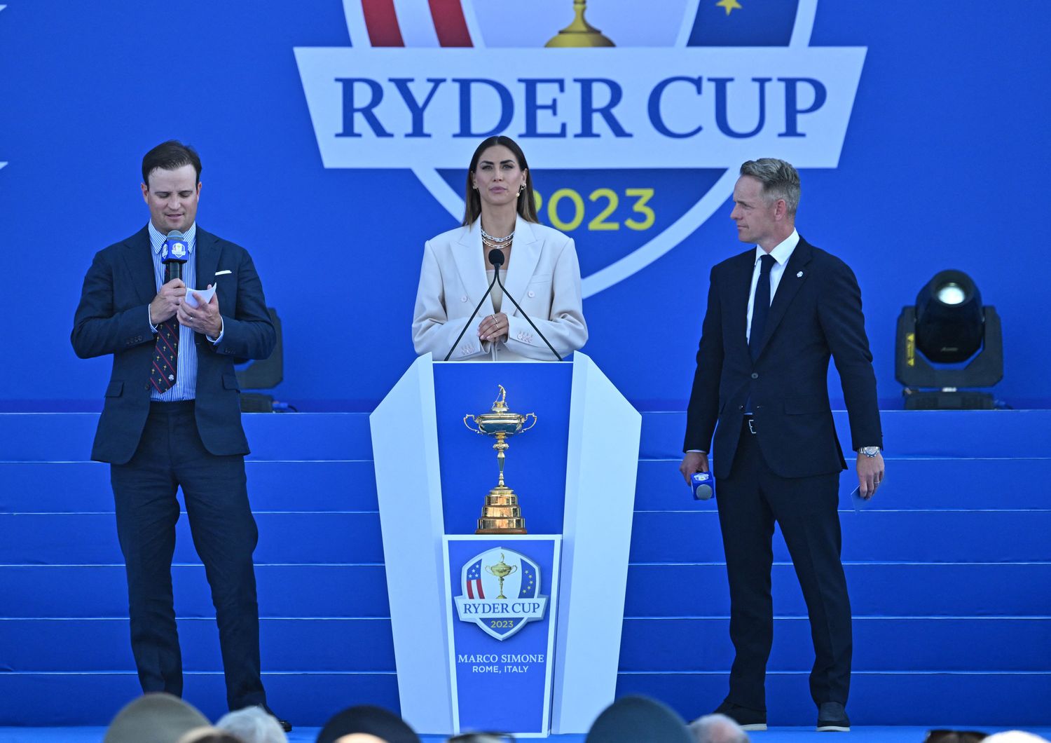 La presentazione della Ryder Cup