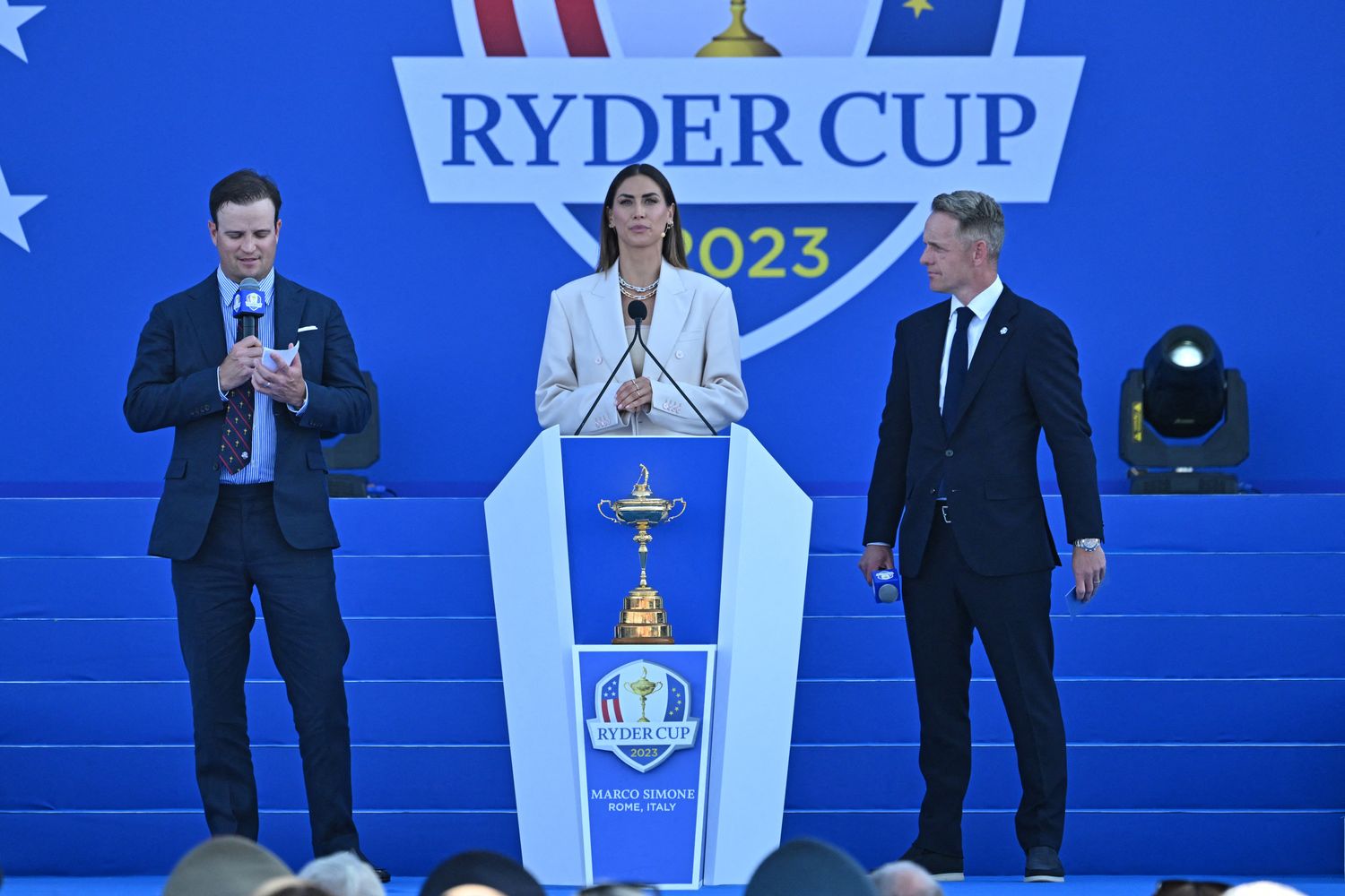 La presentazione della Ryder Cup