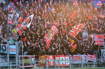 Tifosi del Monza a Bologna