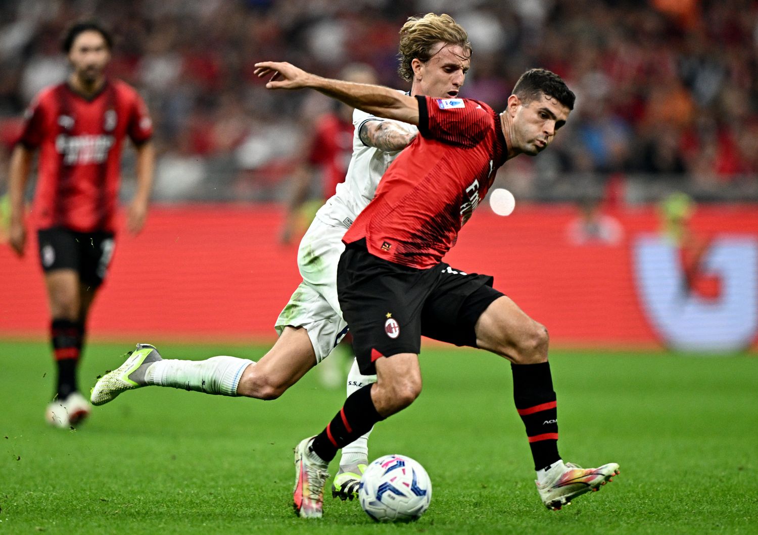 Pulisic in Milan-Lazio