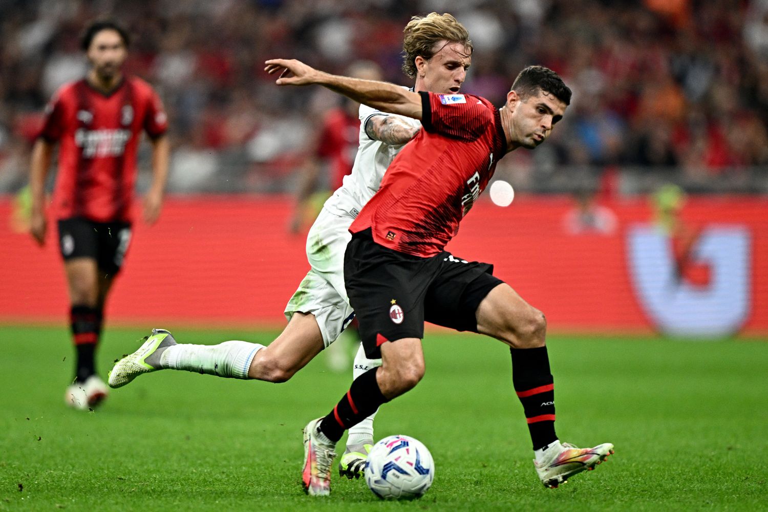 Pulisic in Milan-Lazio