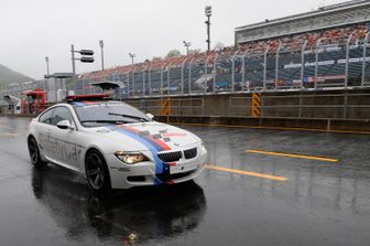 Il circuito di Motegi sotto la pioggia