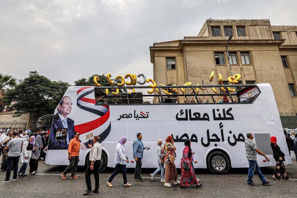 Sostenitori di Abdel Fatah al-Sisi