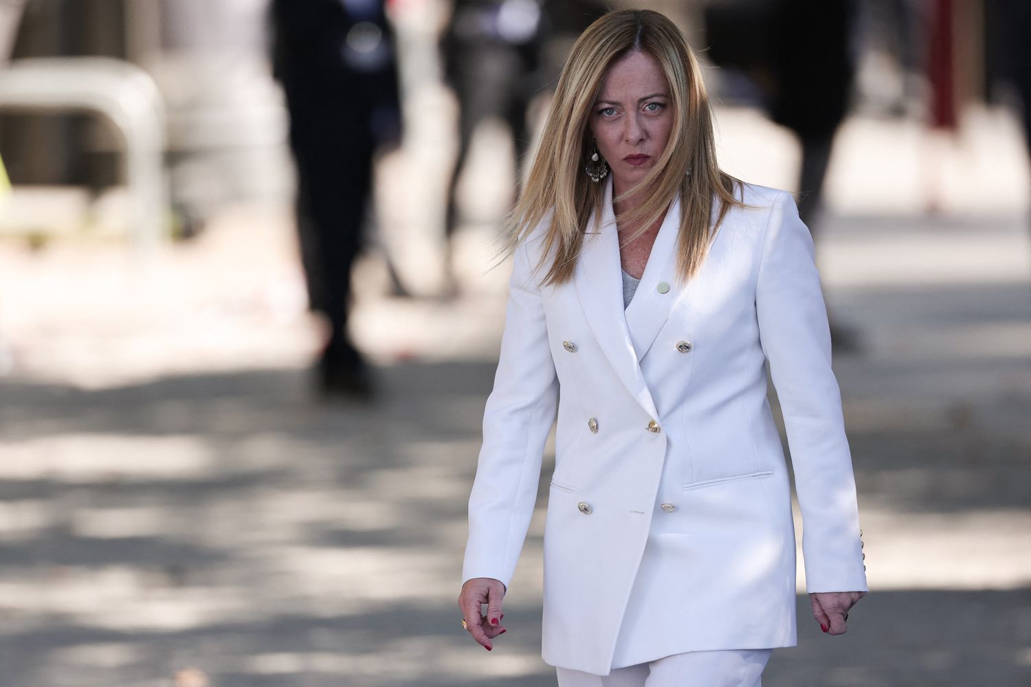 La premier Giorgia Meloni al vertice di Granada&nbsp;