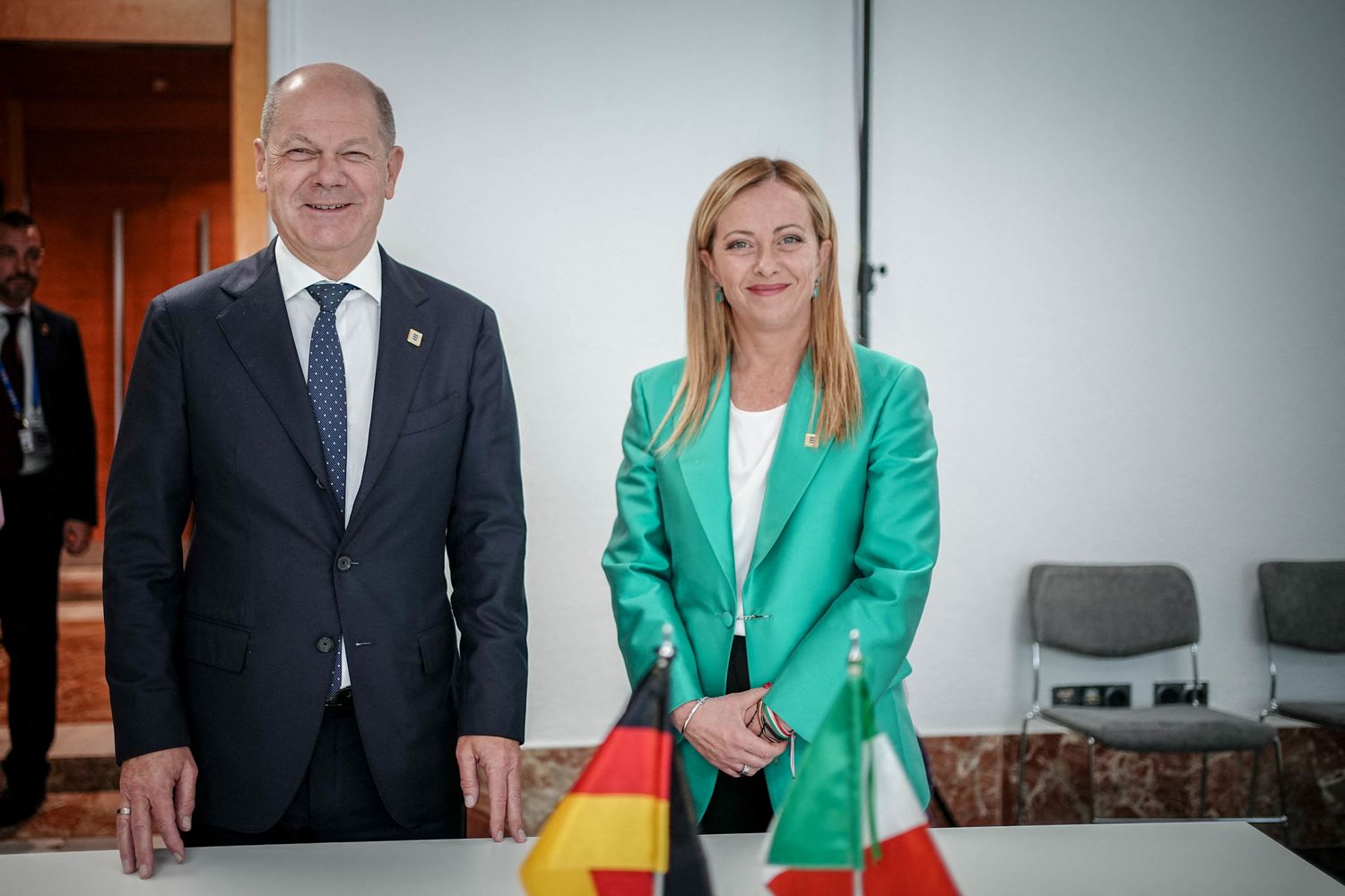 Scholz e Meloni a Granada